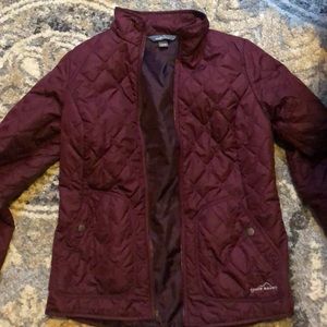 Eddie Bauer maroon coat ! Size small